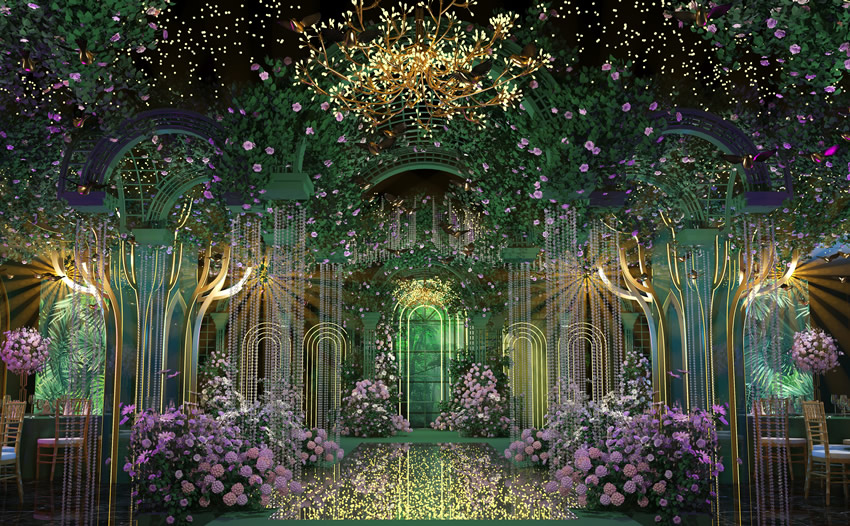 工农奇妙森林婚礼堂效果展示